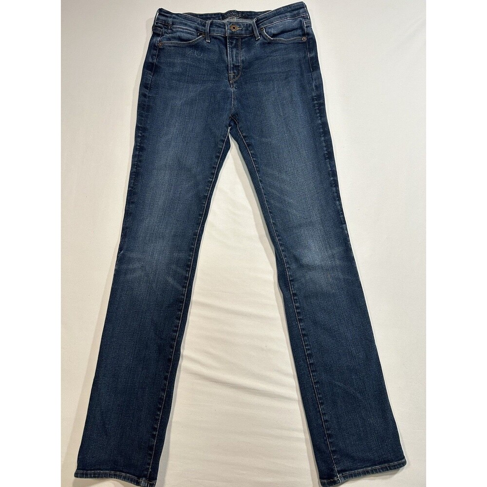 Lucky Brand Women’s Mid Rise Straight Jeans Size 8/29R Dark Wash Denim